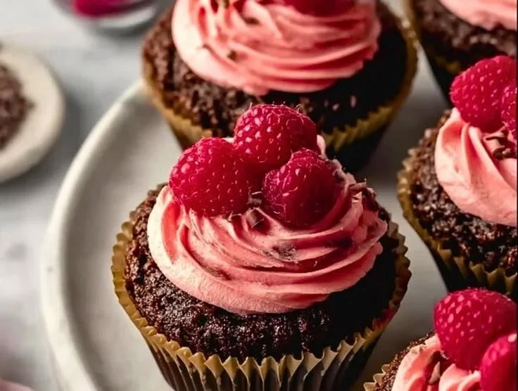 Chocolate Raspberry Cupcakes Recipe